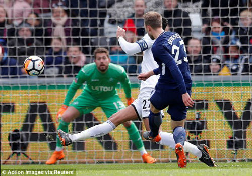 Chi tiết Swansea - Tottenham: Chủ nhà buông xuôi (KT) - 4