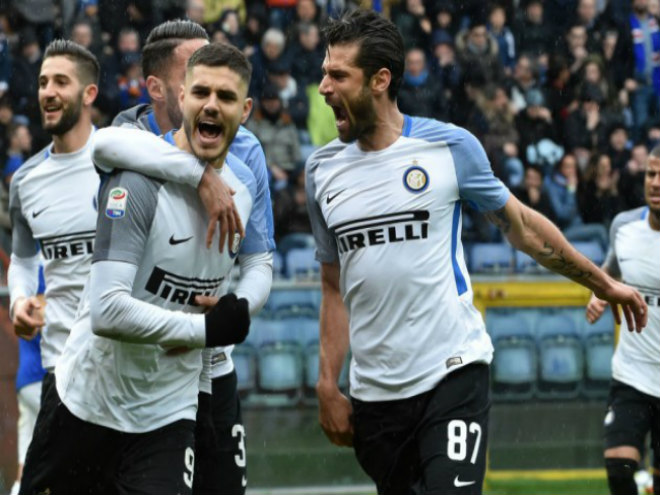 Sampdoria - Inter Milan: Người hùng lập poker, &#34;nhấn chìm&#34; 5 bàn - 1