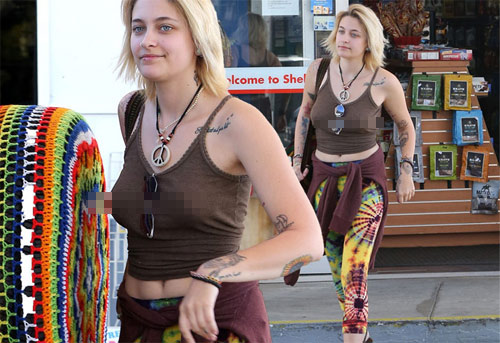 Whenever she wears no underwear, Michael Jackson's daughter looks like an aunt - 5