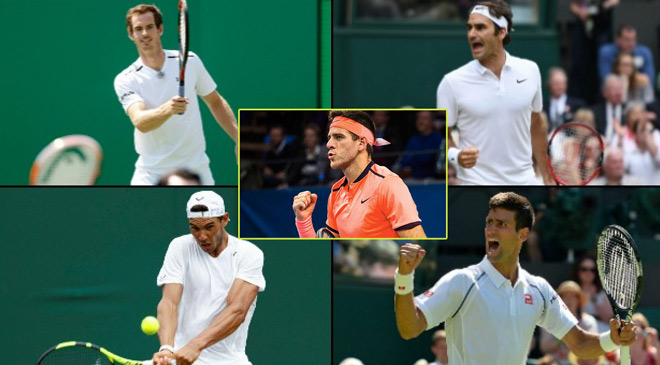 Vua chung kết Del Potro ngang Djokovic: Đỉnh hơn Federer, Nadal, Murray - 1