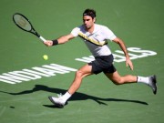 Thể thao - Tuyệt tác Indian Wells: Federer chém bóng góc &quot;0 độ&quot;, Potro chạy &quot;cắm đầu&quot;