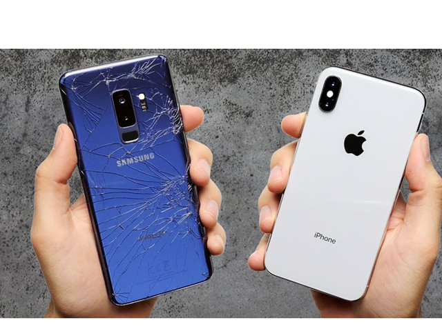 Samsung Galaxy S9+ so ”độ cứng” với Apple iPhone X