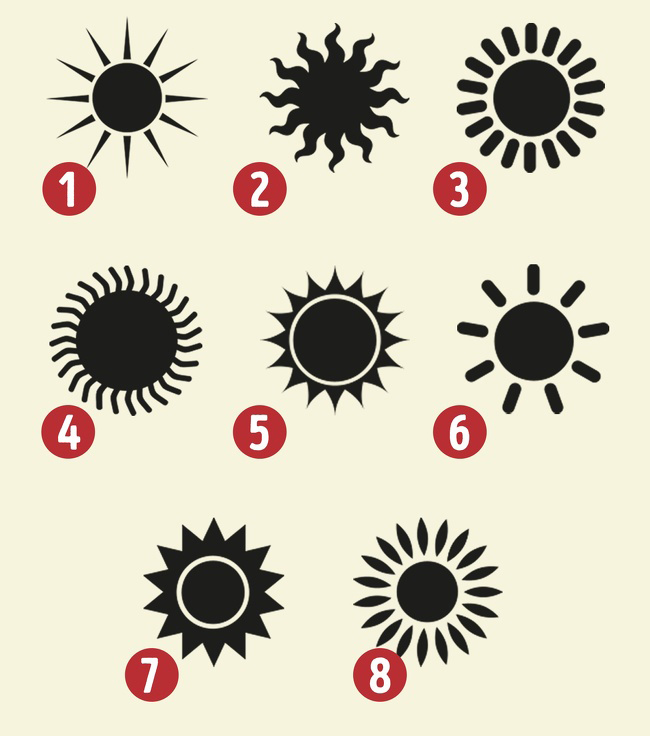 Quiz: Hình ảnh mặt trời bạn thích sẽ tiết lộ bí mật bất ngờ - 1