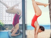 Bí quyết làm đẹp - Khoảnh khắc tập yoga cực gợi cảm của Bảo Anh và mỹ nhân Việt