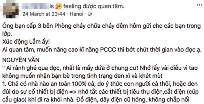 Bức thư hướng dẫn bạn thoát hiểm của lính cứu hoả gây sốt mạng xã hội - 1