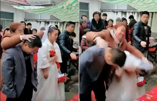 Bị làm nhục ngay trong đám cưới, cô dâu khóc lóc đòi về nhà - 1