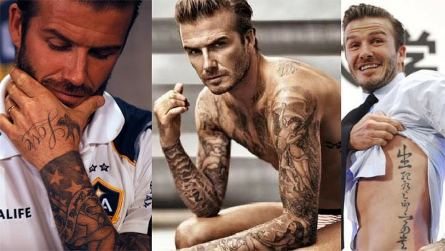 David Beckham nổi tiếng là ngôi sao nghiện "mực".