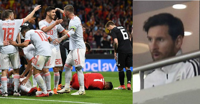 Argentina thua thảm Tây Ban Nha 6 bàn: Messi hổ thẹn cúi mặt bỏ về - 1