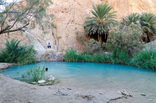 Ốc đảo Chebkia, Tunisia: Nằm ở chân dãy núi Djebel el Negueb, ốc đảo có phong cảnh vô cùng lãng mạn. Đây là nơi có nhiều cảnh được xuất hiện trên các bộ phim như &#34;Star Wars” và “ A New Hope &#34;.