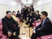 Thế giới - Hình ảnh đầu tiên bên trong đoàn tàu bí hiểm chở ông Kim Jong-un