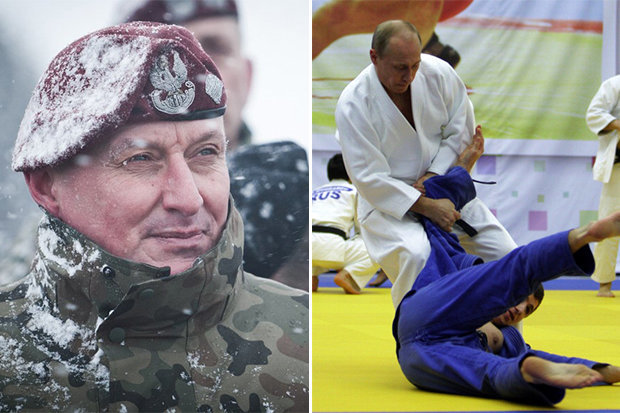 Xem Putin đấu vật judo với tướng cấp cao Ba Lan - 1