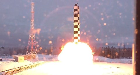 Bộ Quốc phòng Nga tung video phóng thử ICBM “Quỷ Sa tăng” Sarmat - 1