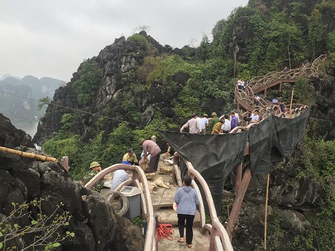 Cận cảnh tháo dỡ công trình &#39;khủng&#39; xâm phạm Tràng An - 6