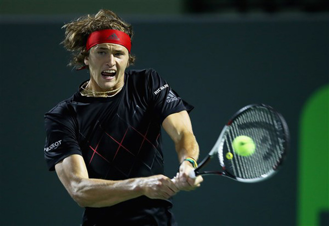 A.Zverev - B.Coric: Tận dụng sai lầm, nhẹ nhàng vượt ải (Tứ kết Miami Open 2018) - 1