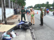 Tin tức trong ngày - Đau lòng: Đi đón con, người phụ nữ va vào cột bê tông tử vong