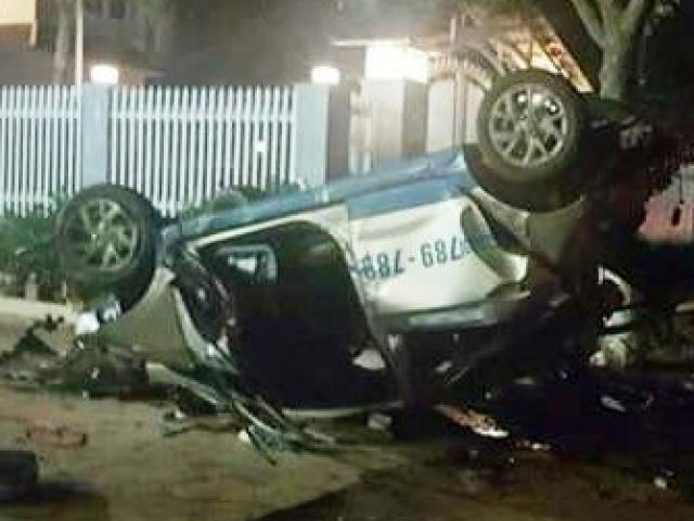Tài xế uống rượu bia, lái taxi ”điên” gây tai nạn, 3 người chết