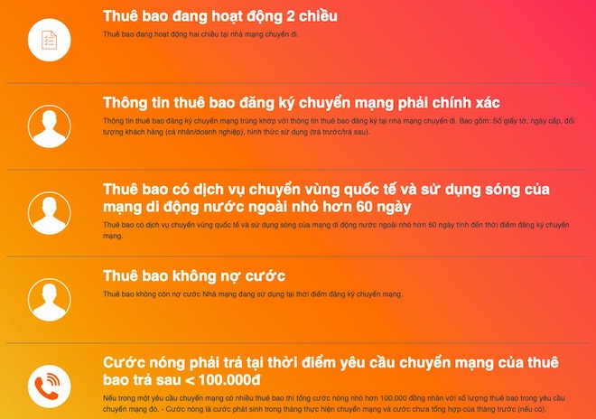 Chuyển mạng giữ số: Thông tin cần biết cho thuê bao trả trước Vina, Mobi và Viettel - 3