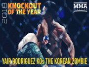 Thể thao - 5 cú knock-out rùng mình UFC: &quot;Zombie Hàn Quốc&quot; đổ gục vì dính chỏ