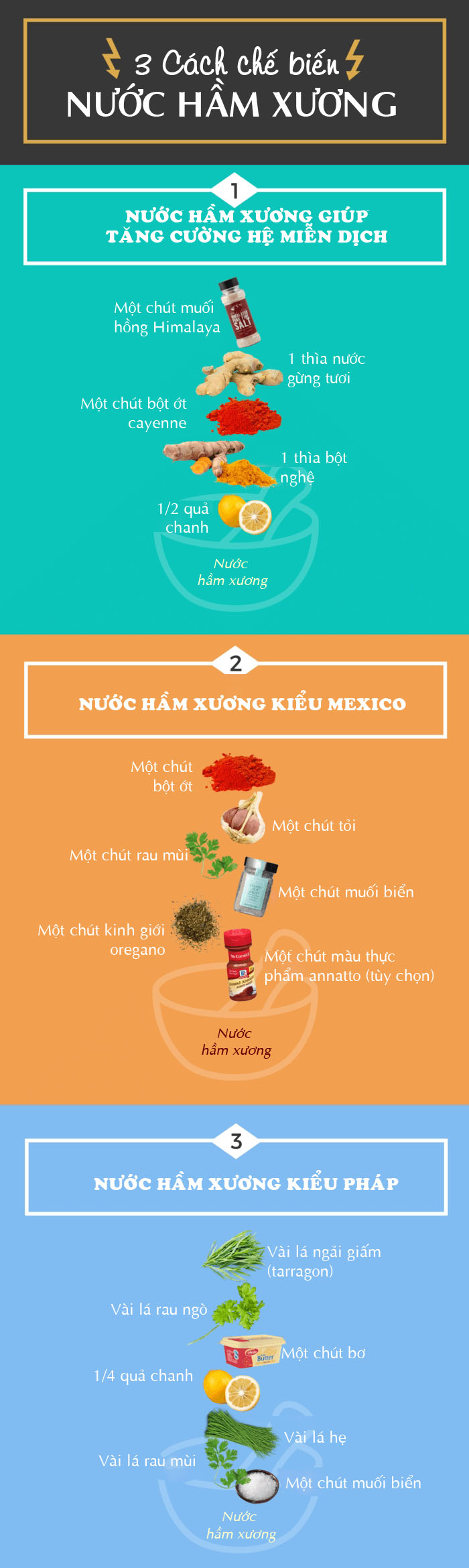 3 cách mới lạ chế biến nước hầm xương khiến ông xã mê tít - 1