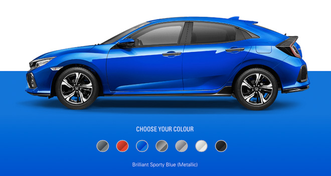 Honda Civic 2019 bổ sung thêm màu sơn thể thao mới tại Thái Lan - 1