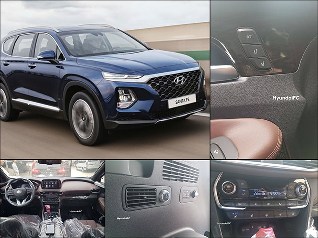 Lộ hình ảnh nội thất của Hyundai SantaFe 2019 bản ”full-option”