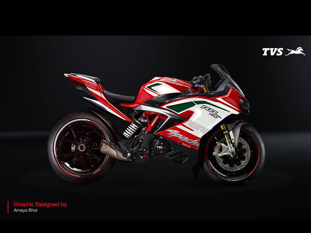 Sportbike TSV Apache RR 310 ”biến hóa” trong màu áo mới, đẹp xuất sắc