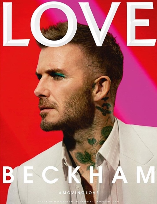 David Beckham gây tranh cãi khi kẻ mắt xanh - 2