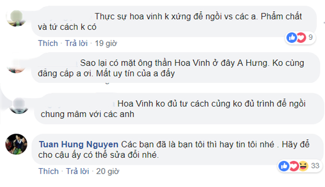 Hoa Vinh đến nhà Tuấn Hưng sau vụ chế lời tục tĩu, fan nói &#34;không xứng&#34; - 3