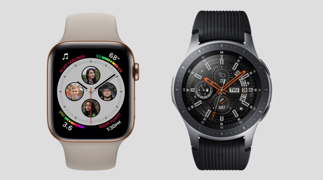 So sánh Samsung Galaxy Watch và Apple Watch Series 4 - 3