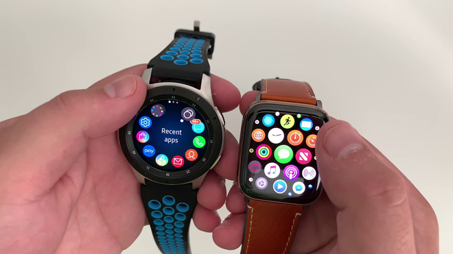 So sánh Samsung Galaxy Watch và Apple Watch Series 4 - 9