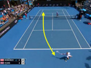 Thể thao - Clip hot Australian Open: SAO xoay vợt 180 độ ma thuật xuyên phá lịch sử