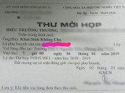 Giáo dục - du học - Thư mời họp phụ huynh 'kỳ quái' gây bức xúc ở TPHCM