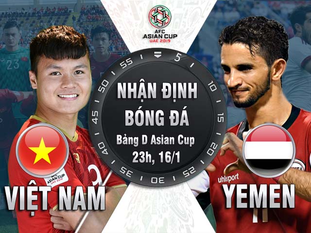 Asian Cup, ĐT Việt Nam - ĐT Yemen: Quyết trút ”mưa gôn” giật vé vòng 1/8