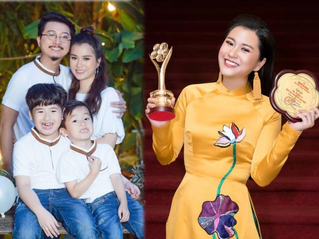 Đời sống Showbiz - Cuộc sống hạnh phúc của cô gái &quot;vượt mặt&quot; Hoài Linh, Trấn Thành ẵm giải Mai Vàng 2018