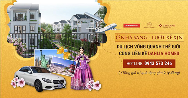 Quà tặng lên tới gần 2 tỷ đồng khi mua liền kề Dahlia Homes – Gamuda Gardens - 1