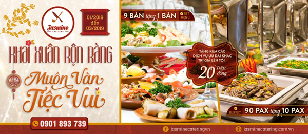 Jasmine Catering - lựa chọn hoàn hảo cho tiệc cuối năm - 1