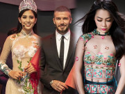 Thời trang - Nội y nào cho áo dài xuyên thấu Tiểu Vy mặc khi gặp Beckham?