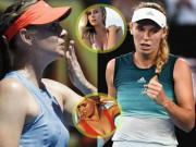 Thể thao - Sharapova đấu Wozniacki Australian Open: “Bỏng mắt” chân dài &amp; đường cong