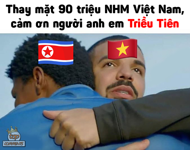 90 triệu NHM Việt Nam cảm ơn các cầu thủ Triều Tiên.