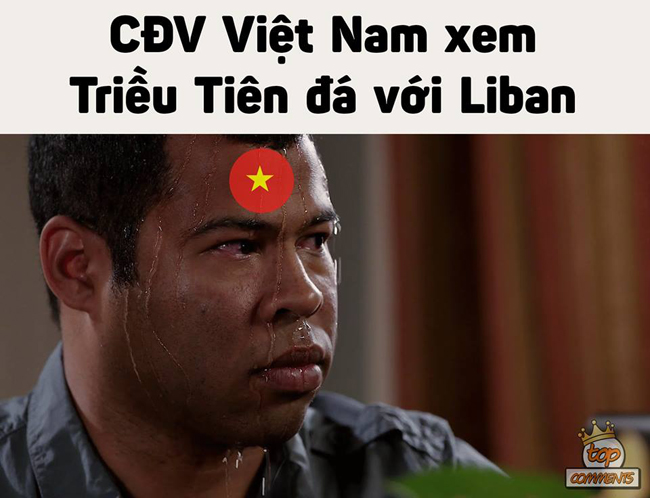 Cảm giác của NHM Việt Nam khi xem trận đấu giữa Libanon và Triều Tiên.