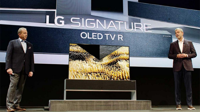 LG &#34;bội thu&#34; tại CES 2019, TV OLED Signature R9 cuộn &#34;bá đạo&#34; - 1