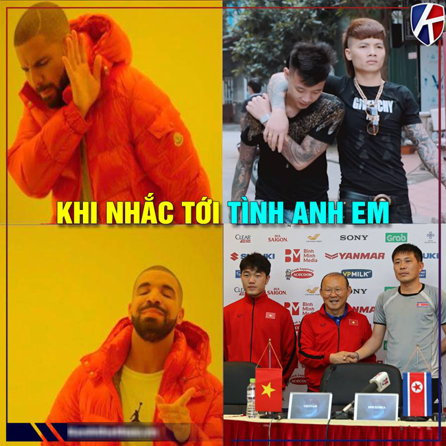 Tình anh em phải là đây nhé.