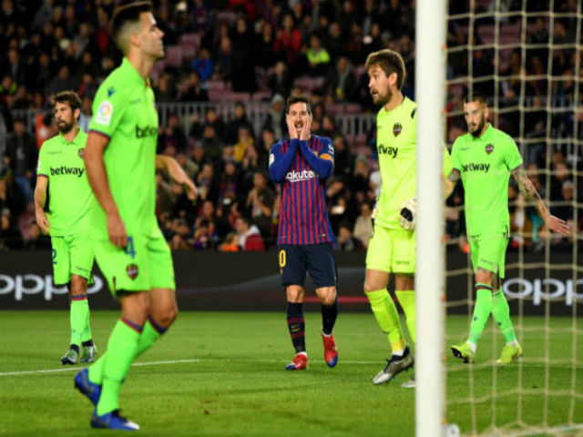 Barcelona - Levante: ”Thần tài” 1 phút 2 bàn, Messi khóa sổ