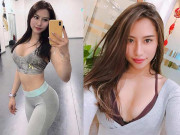 Làm đẹp - &quot;Hot girl phòng gym Việt&quot; có vòng 3 gần một mét không chỉ nhờ ngồi xổm