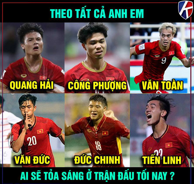 Ai sẽ tỏa sáng giúp Việt Nam chiến thắng hôm nay?