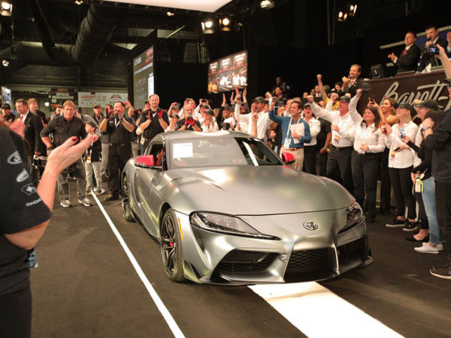 Toyota Supra 2020 đầu tiên được bán đấu giá với con số 2,1 triệu đô