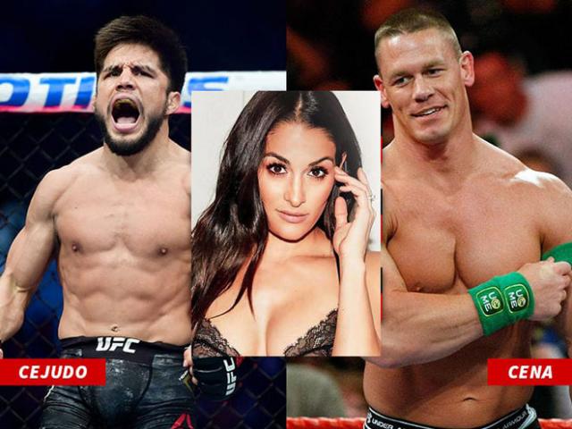 Thấy bạn gái John Cena quá đẹp: Võ sỹ UFC đòi ”giải quyết” trên võ đài