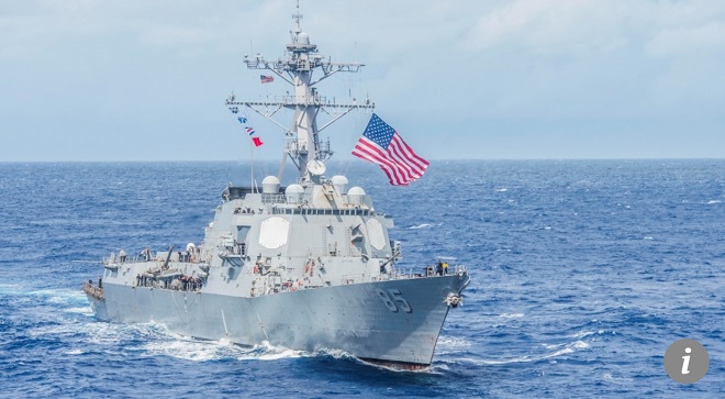 Tàu chiến Mỹ đi qua eo biển Đài Loan, gây sức ép với Trung Quốc - 1
