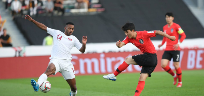 Asian Cup Hàn Quốc - Qatar: Choáng váng tuyệt phẩm sút xa, &#34;Hổ Đông Á&#34; sa chân - 1