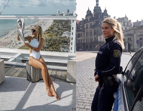 Nữ cảnh sát đẹp nóng bỏng nhất nước Đức tuyên bố đã độc thân - 1